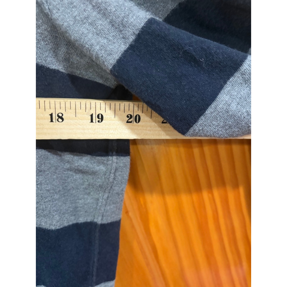 Abercrombie & Fitch XL Muscle Stripe Henley Rugby Shirt A&F Logo - Picture 6 of 6